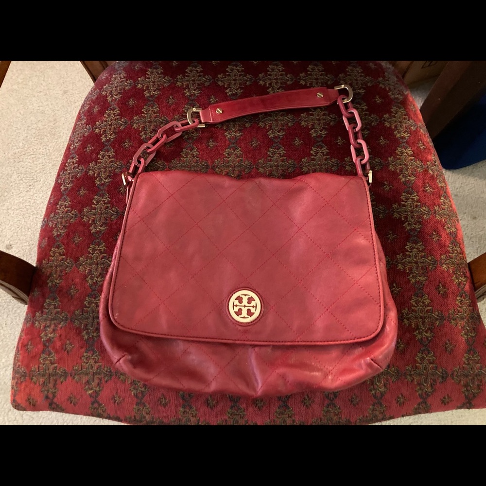 Tory Burch Red handbag used